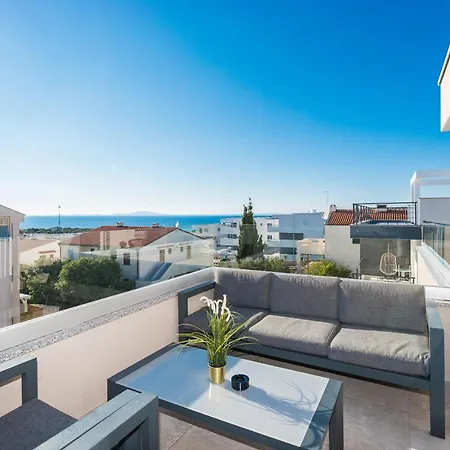 Pool Apartments Villa Meteorite Novalja Exterior photo