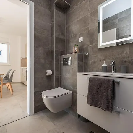 Pool Apartments Villa Meteorite Novalja Room photo