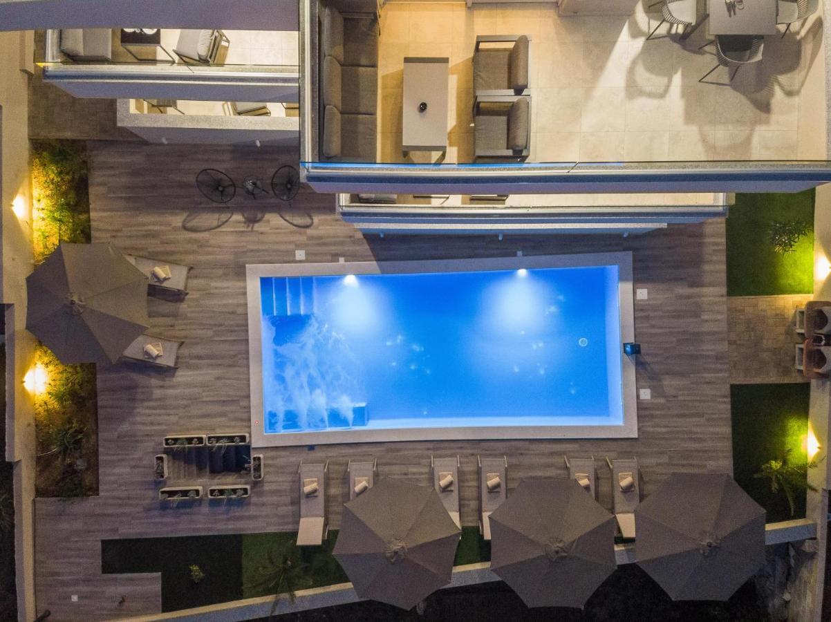 Apartment Pool Meteorite